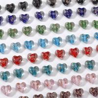 Millefiori Slice Lampwork Beads, Heart, epoxy gel, DIY & luminated 