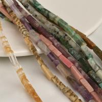 Natural Stone Beads, Rectangle, DIY Approx 