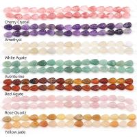 Perles de pierre gemme mixte, feuille, poli, DIY & différents matériaux pour le choix, plus de couleurs à choisir Environ 8.3 , Vendu par brin