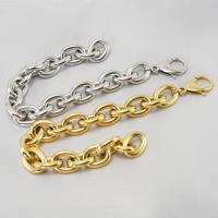 Titanium Steel Bracelet & Bangle, polished, fashion jewelry & for man Approx 9.06 Inch 