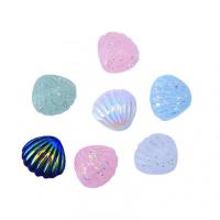 Mobile Phone DIY Decoration, Resin, with Sequins, Shell, epoxy gel 20mm 