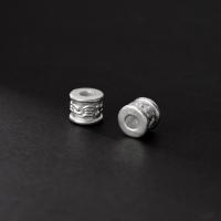 Sterling Silber Spacer Perlen, 925er Sterling Silber, plattiert, keine, 10mm, verkauft von PC