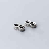 Sterling Silver Spacer Beads, 925 Sterling Silver, vintage & DIY & Approx 2.5mm 