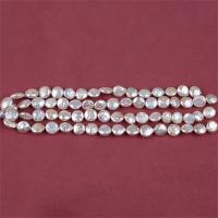 Coin Cultured Freshwater Pearl Beads, DIY, white, 12-13mm Approx 20 cm 