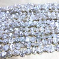Barock kultivierten Süßwassersee Perlen, Natürliche kultivierte Süßwasserperlen, DIY, weiß, 8-9mm, Länge:ca. 14-15 ZollInch, verkauft von Strang