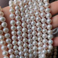 Round Cultured Freshwater Pearl Beads, DIY, white, 7-8mm Approx 14.17 Inch 
