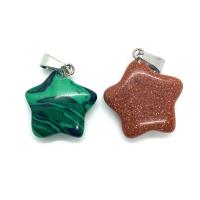 Gemstone Jewelry Pendant, Natural Stone, Star & Unisex 