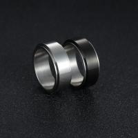 Partículas de acero anillo, pulido, Joyería & diverso tamaño para la opción & para hombre, más colores para la opción, 8x2mm, Vendido por UD