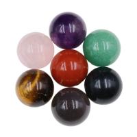 Perles de pierre gemme mixte, Pierre naturelle, Rond, DIY & différents matériaux pour le choix, plus de couleurs à choisir, 25mm, Vendu par PC