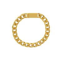 Titanium Steel Bracelet & Bangle, plated, fashion jewelry & for woman 175mm 