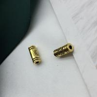 Bijoux de perles en alliage de Zinc , pilier, Plaqué de couleur d'or antique, DIY Environ 2mm, Vendu par PC