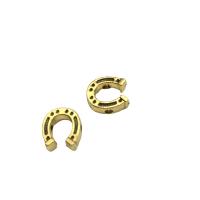 Perles intercalaires en alliage de zinc, Sabot de cheval, Plaqué de couleur d'or antique, DIY Environ 2mm, Vendu par PC