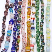 Perles Millefiori tranche verre, chalumeau, Forme différente pour le choix & DIY, plus de couleurs à choisir, Environ Vendu par brin