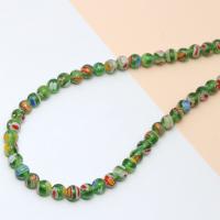 Millefiori Scheibe Lampwork Perlen, DIY & verschiedene Größen vorhanden, keine, verkauft von Strang