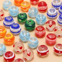 Handgefertigte Lampwork Perlen, rund, DIY, keine, 11x12mm, verkauft von PC