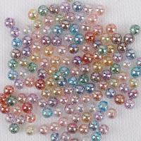 АБС-пластик перлы, шарики, ABS-пластик, Круглая, отличается упаковка стиль для выбора & DIY, Много цветов для выбора, 8mm, продается сумка