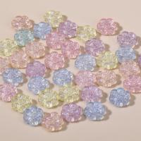 Acryl Schmuck Perlen, Plum Blossom, Einbrennlack, verschiedene Verpackungs Art für Wahl & DIY, gemischte Farben, 12mm, verkauft von Tasche