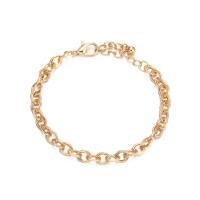 Zinc Alloy Bracelet Set, gold color plated, three pieces & for woman, gold, 190mm 