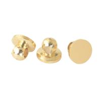 Brass End Cap, polished, DIY golden 