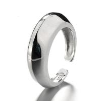 Серебро 925 пробы Манжеты палец кольцо, Другое покрытие, Регулируемый & Женский, Много цветов для выбора, размер:14, продается PC
