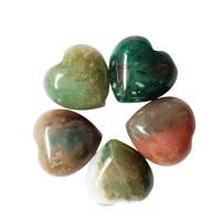 Decoración de semi piedras preciosas, Corazón, pulido, diferentes materiales para la opción, 15x15x10mm, Vendido por UD