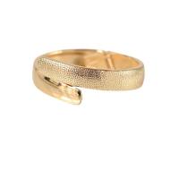 Zinc Alloy Cuff Bangle, gold color plated, fashion jewelry & for woman, golden 