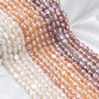 Perles nacres baroques de culture d'eau douce , perle d'eau douce cultivée, DIY, plus de couleurs à choisir, 8-9mm Environ 14-15 pouce, Vendu par brin