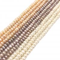 Bouton de culture des perles d'eau douce, perle d'eau douce cultivée, Rond, DIY & normes différentes pour le choix, plus de couleurs à choisir Environ 38 cm, Vendu par brin