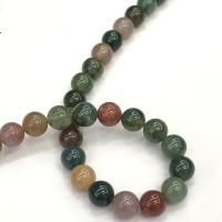 Jade Rainbow Bead, Round, DIY mixed colors Approx 38 cm 