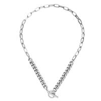 Stainless Steel Chain Necklace, 304 Stainless Steel, Vacuum Plating, Unisex .72 Inch 