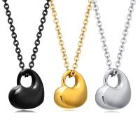 Cremation Jewelry Ashes Urn Necklace, 304 Stainless Steel, Heart, fashion jewelry & for woman Approx 19.69 Inch 
