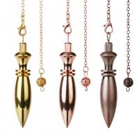 Brass Pendulum, plated, fashion jewelry Approx 9.64 Inch 