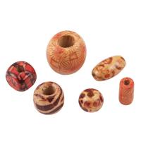 Original Holz Perlen, Kiefer, Einbrennlack, DIY & gemischt, 5-17mm, 500PCs/Tasche, verkauft von Tasche