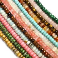 Mixed Gemstone Beads, Natural Stone, Abacus, polished, DIY  Approx 36 cm 
