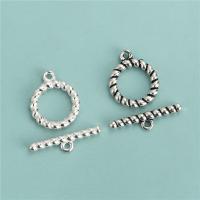 Stainless Steel Toggle Clasp, 925 Sterling Silver, DIY 13.6mm, 19.8mm, 2.4mm Approx 1.5mm 