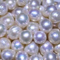 Baroque Cultured Freshwater Pearl Beads, DIY & no hole, white, 10-13mm 