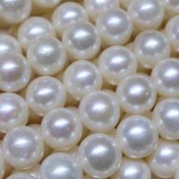 Round Cultured Freshwater Pearl Beads, for woman, white, 10-11mm Approx 15.6 Inch 