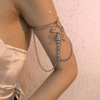 Zinc Alloy Arm Bangle, Scorpion, Adjustable & fashion jewelry & for woman & with rhinestone 
