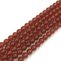 Natural Red Agate Beads, Round & DIY red Approx 48 cm 