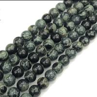 Jaspis Kambaba Perlen, Kambaba+Jasper, rund, DIY & verschiedene Größen vorhanden, Länge:ca. 38 cm, verkauft von Strang
