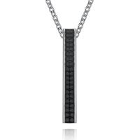 Stainless Steel Sweater Chain Necklace, 316L Stainless Steel, polished, fashion jewelry & Unisex & with rhinestone, original color Approx 23.62 Inch 
