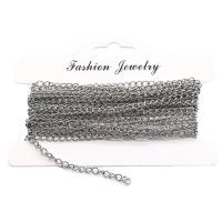 Stainless Steel Chain Jewelry, 304 Stainless Steel, Vacuum Ion Plating, DIY & twist oval chain 