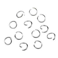 Salto anillo abierto de acero inoxidable, acero inoxidable 304, Bricolaje & diverso tamaño para la opción, color original, 200PCs/Bolsa, Vendido por Bolsa