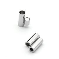 Round Stainless Steel Magnetic Clasp, 304 Stainless Steel, Vacuum Ion Plating, original color 