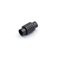 Runder Edelstahl Magnetverschluss, 304 Edelstahl, Vakuum-Ionen-Beschichtung, keine, 20x10mm, verkauft von PC