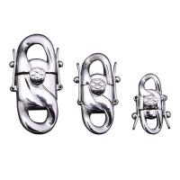 316 Stainless Steel Snap Clasp, DIY original color 