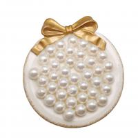 Perles de coquillage moitié percés, Shell Pearl, poli, DIY & normes différentes pour le choix & semi-foré, blanc, Vendu par PC