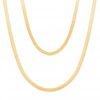 Zinc Alloy Necklace, plated, Double Layer & fashion jewelry & for woman Approx 16.14 Inch, Approx 26.57 Inch 