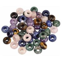 Mixed Gemstone Beads, Quartz, Donut, DIY Approx 6mm 