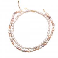 Collier de perles d'eau douce naturelles, perle d'eau douce cultivée, pour femme, plus de couleurs à choisir, 9-10mm Environ 40-42 cm, Vendu par PC